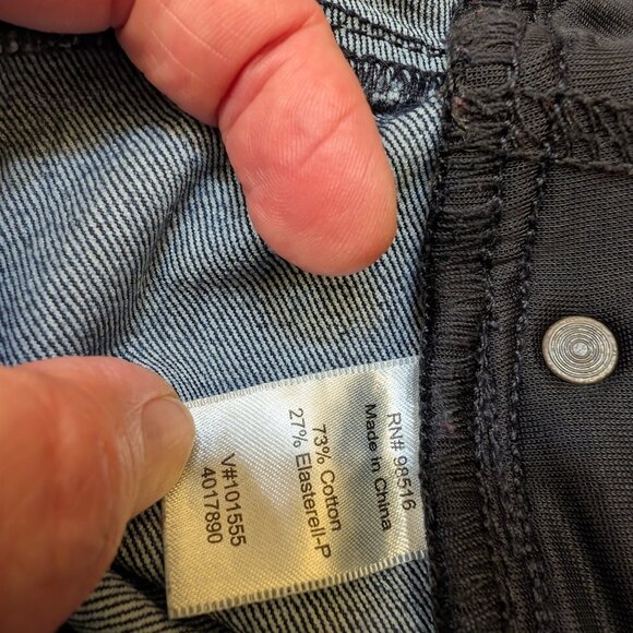 Coldwater Creek, natural fit, mini bootcut, dark denim, 18 tall long - Picture 5 of 7